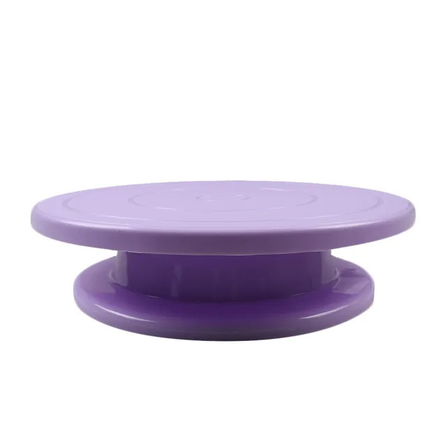 Cake Turntable Rack Stable Non slip Round Cake Table Kitchen Baking Tools Purple - Shop at LoveMi