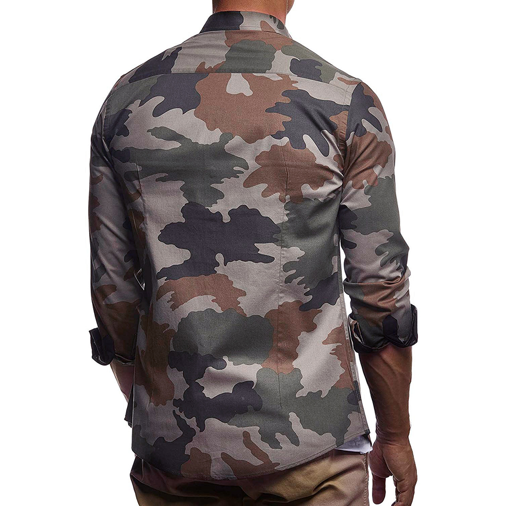 Title 13, Camisa camuflada masculina manga longa