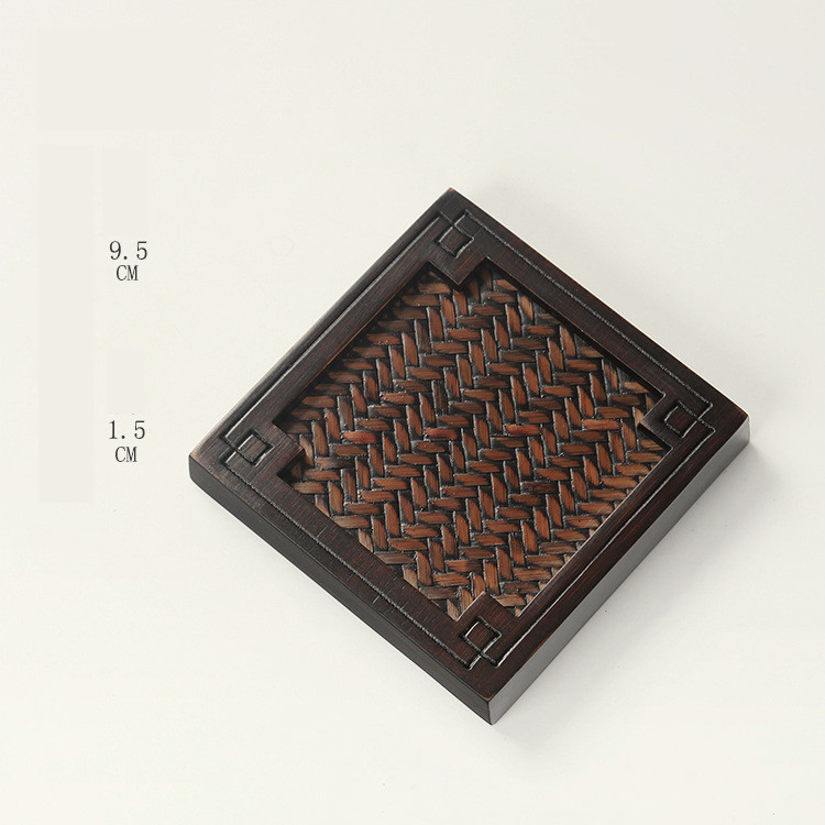 Title 10, Japanese Bamboo Coaster Insulation Creative Tea...