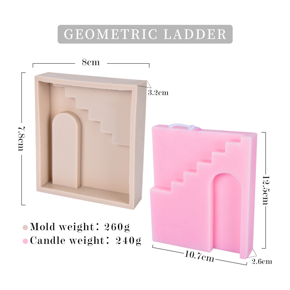 Moule à Bougies Cube en Silicone — Kit DIY pour Bougies Artisanales 3