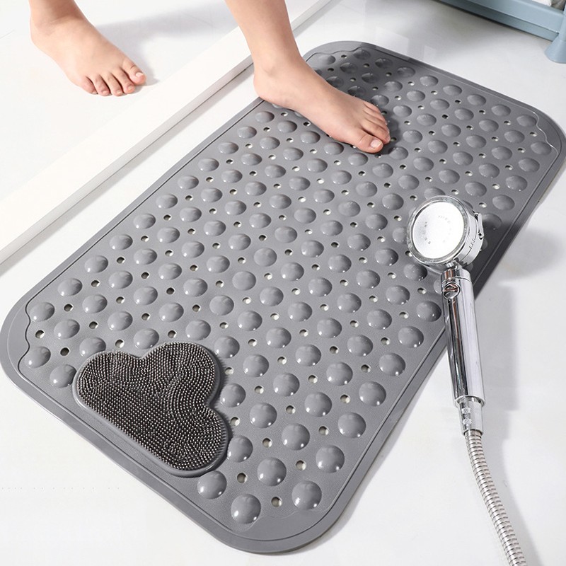 Anti Mold Rubber Shower Mat Non Slip Bathtub Strong Suction Extra Large Bath — image 7