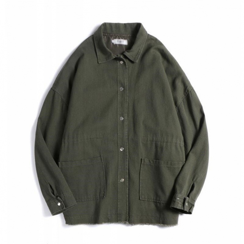 Lapel Tooling Jacket Men's Loose Trendy Brand