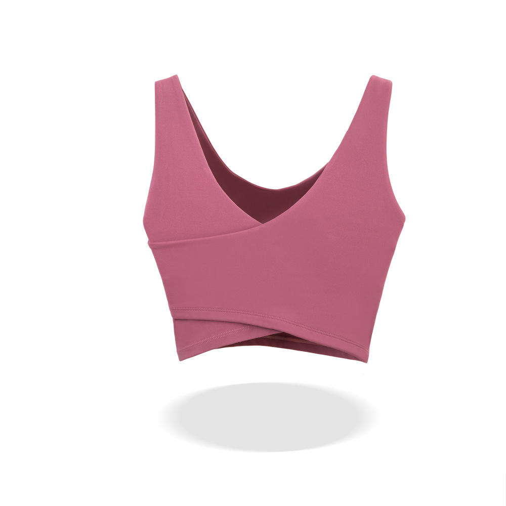 Title 6, V-neck Sexy Slim Fit Fitness Back Bra