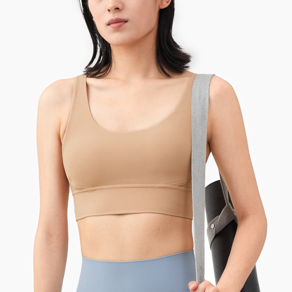 Quick-drying cross strap sports fitness suit