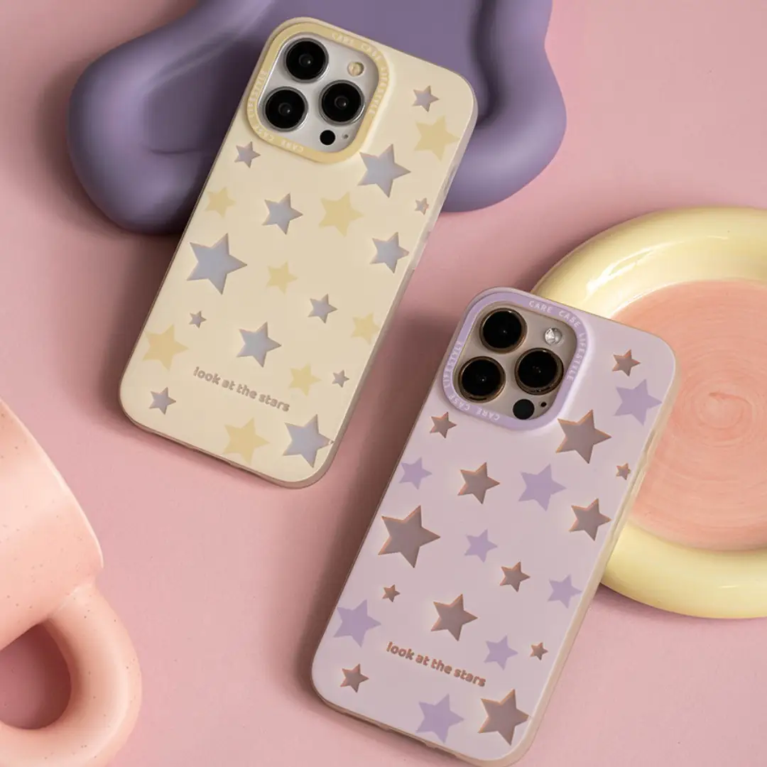 Laser Star Double Layer Printed Phone Case