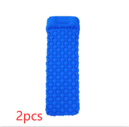 2PCS Blue with pillow