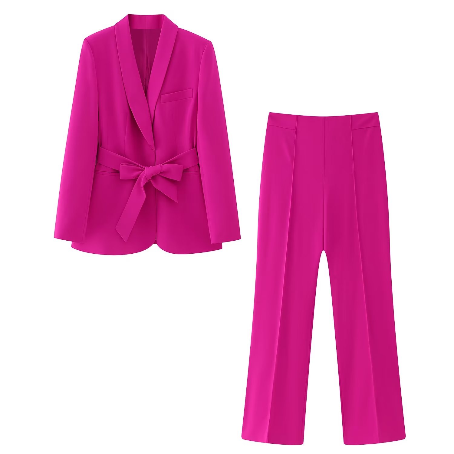 Title 1, Womens Wear with Belt Dress Collar Suit Jacket...