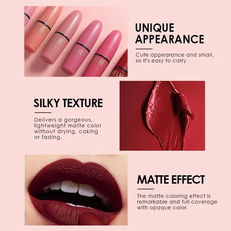 Bullet Matte Lipstick Set Waterproof