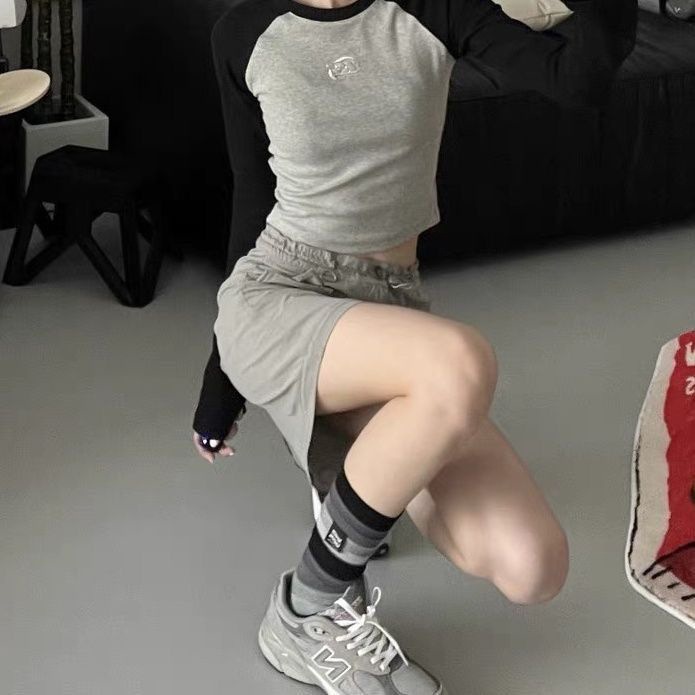 Women's High Waist Short Slim Bodice Top