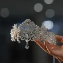 Silver Droplet Alloy Crown