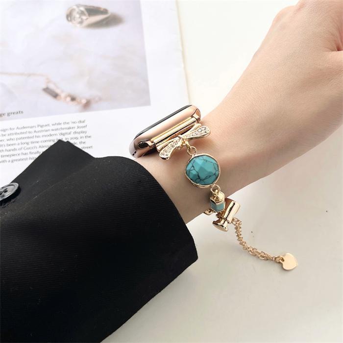 Texture Metal Chain Watchband 6 Generation 7415