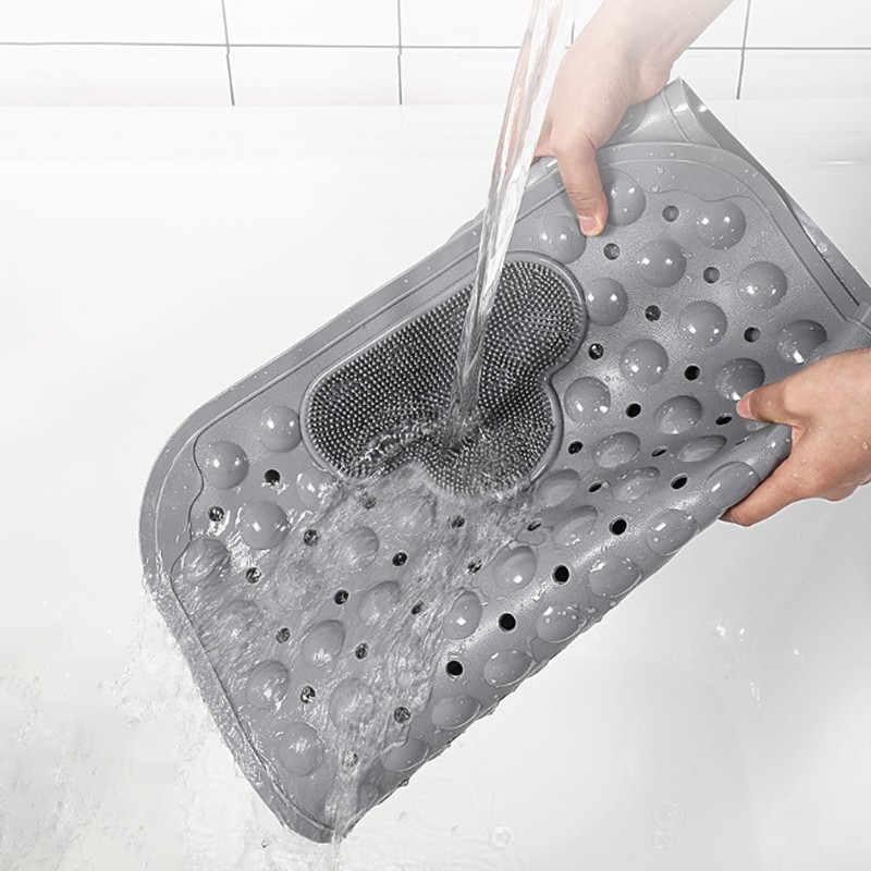 Anti Mold Rubber Shower Mat Non Slip Bathtub Strong Suction Extra Large Bath — image 5