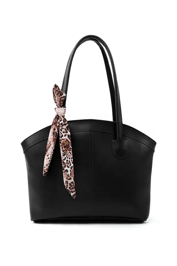 Faux Leather Zippered Shoulder Bag Single Compartment