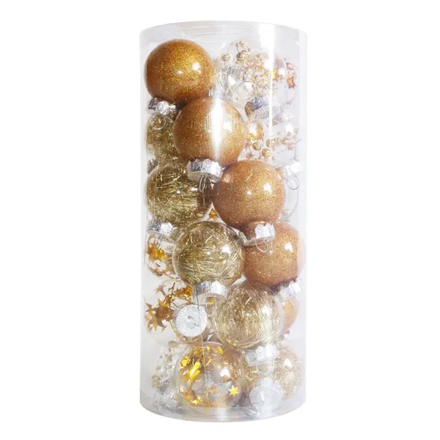 Christmas Day Wedding Party Decorative Pendant Ball Gold - Shop at LoveMi