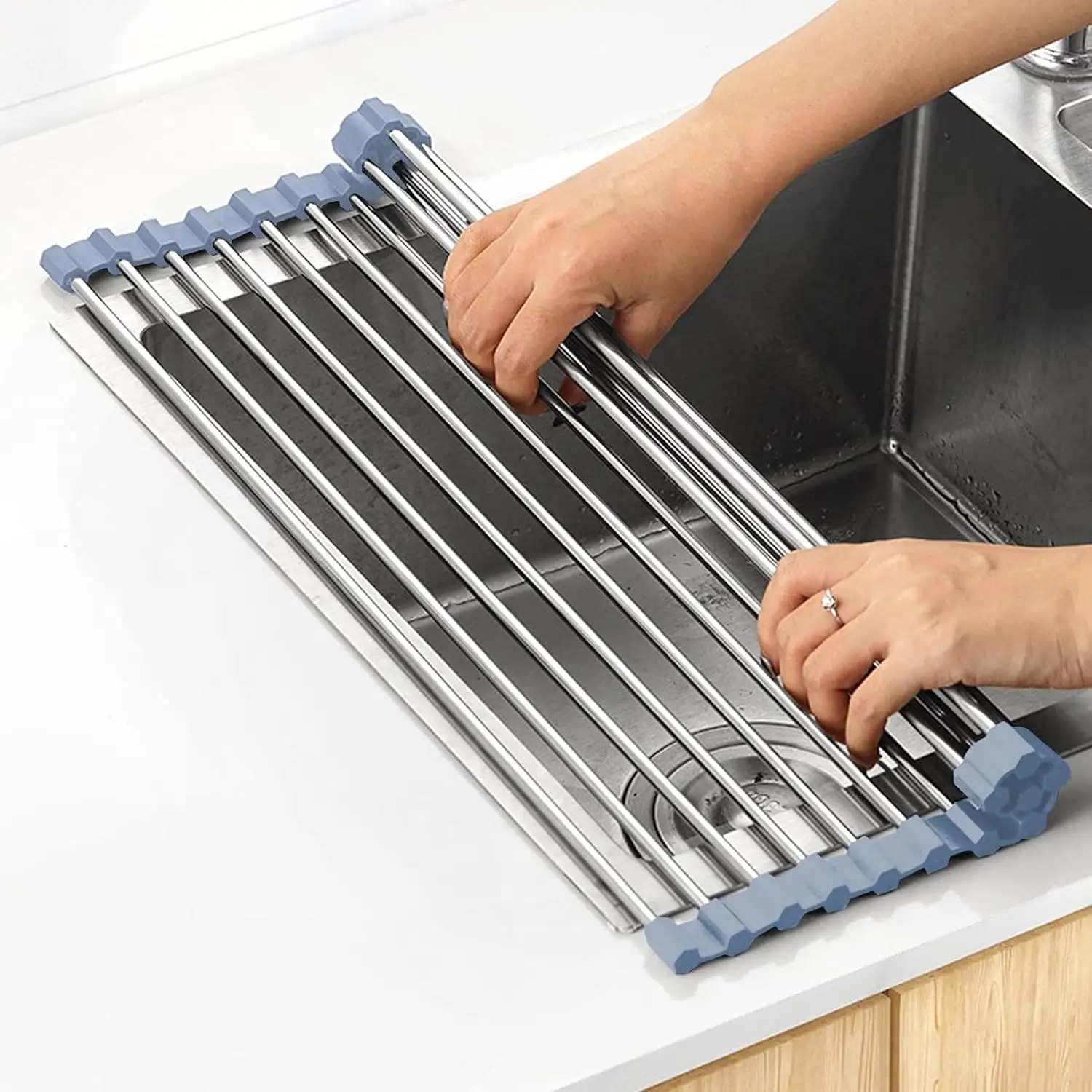 Over The Sink Dish Drying Rack, Roll