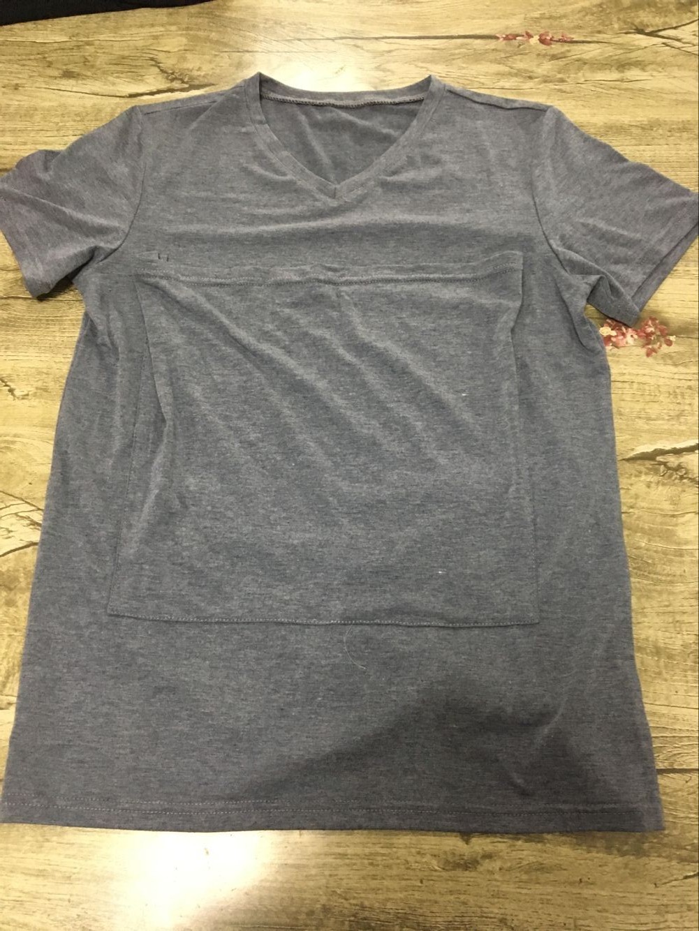 Kangaroo Dad Multifunctional Clothes Round Neck Casual T-Shirt Men's