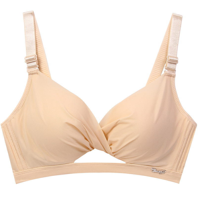 Title 5, No trace and no steel ring small chest gather bra