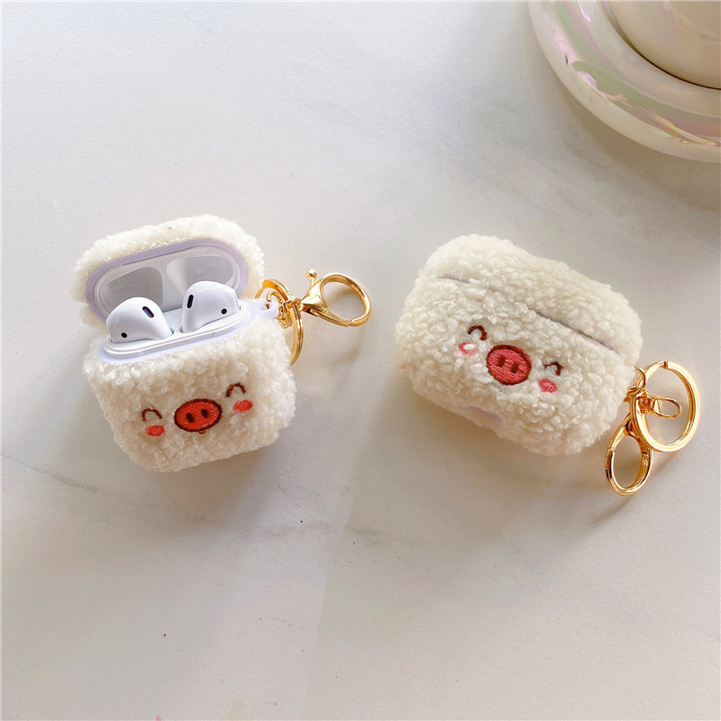 Plush Pig Bluetooth Wireless Headset Protective Cover