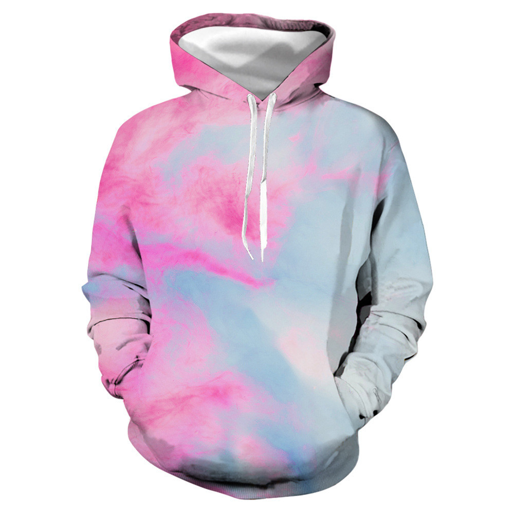 Title 2, Tie-dye digital print pullover hoodie