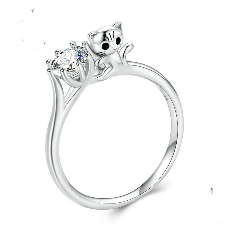 Title 3, Platinum Plated Oil Drop Cute Animal Ring naruk...