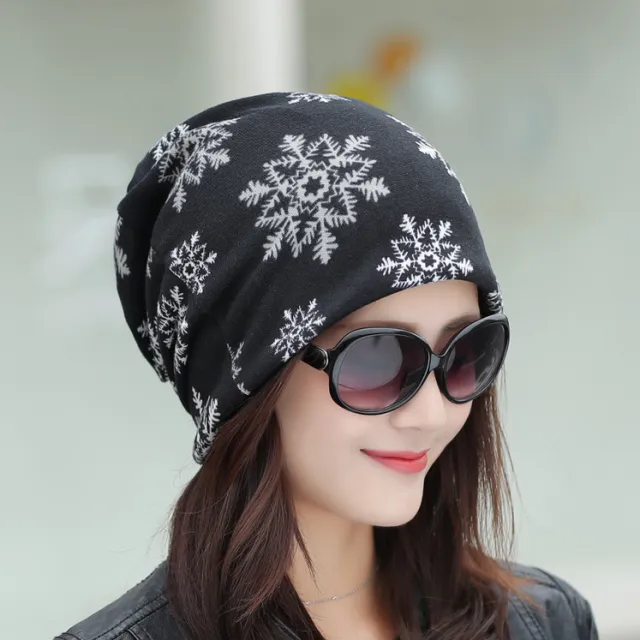 Women's Fashion Pullover Cap, Scarf And Neck Sleeve Black - Shop at LoveMi
