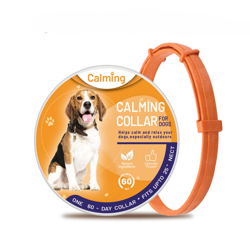 Pet Soothing And Soothing Collar Can Adjust Cats And Dogs To Relieve Anxiety Pet Calm Orange - Shop at LoveMi