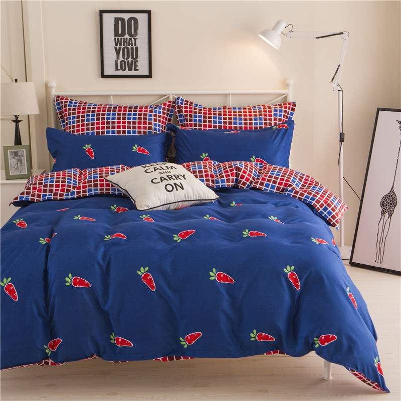 Title 7, Student bedding sheet and quilt cover set. Soft...