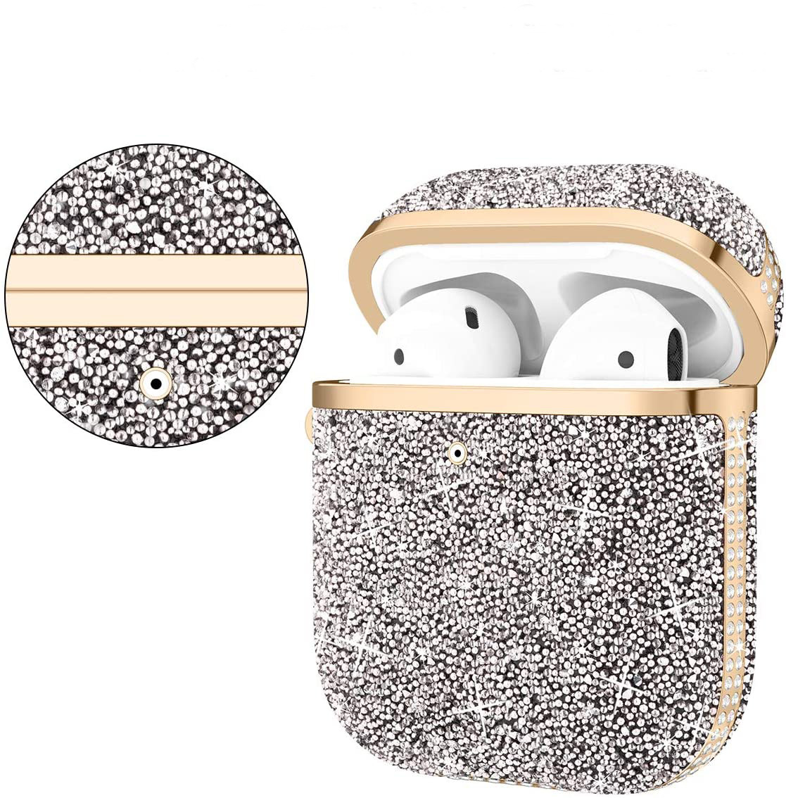 Soft Electroplating Fashion Star Diamond Headphone Sleeve Protective Sleeve - Image 4