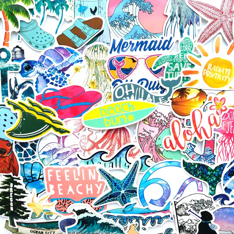 Starfish Surfing Volleyball Skateboard Notebook Graffiti Car