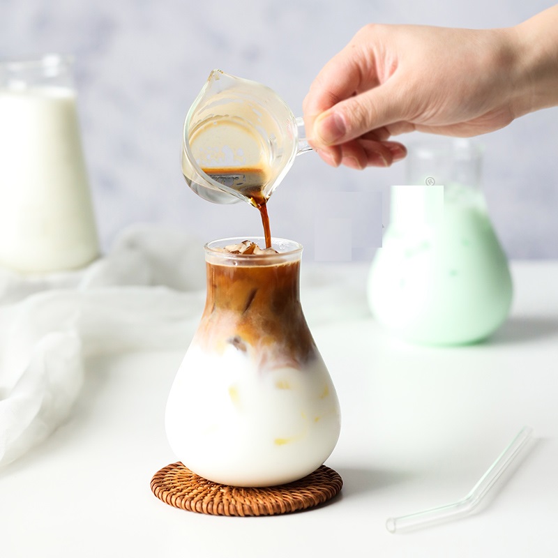 Bubble Glass Iced Latte American Coffee Cup