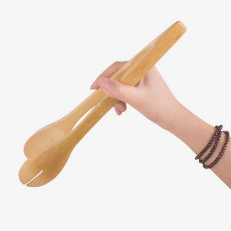 Title 2, Lengthened Wood 30CM Kitchen Bamboo Food Clip