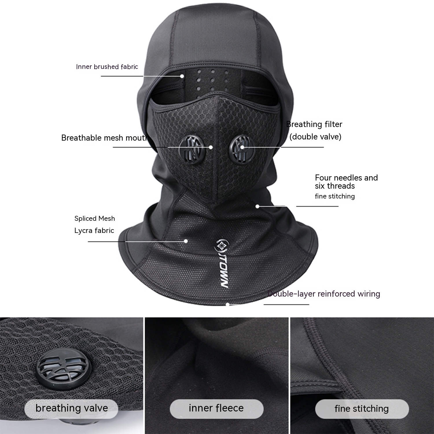Wind-proof And Cold Protection Warm Hat Anti-haze Headgear - Image 2