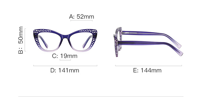 Title 5, Three-dimensional Gradient Anti-blue Light Glasses