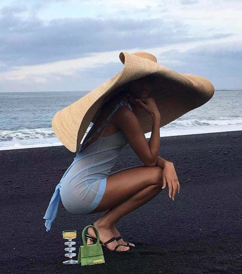 Foldable Beach Straw Oversized Sun Hat