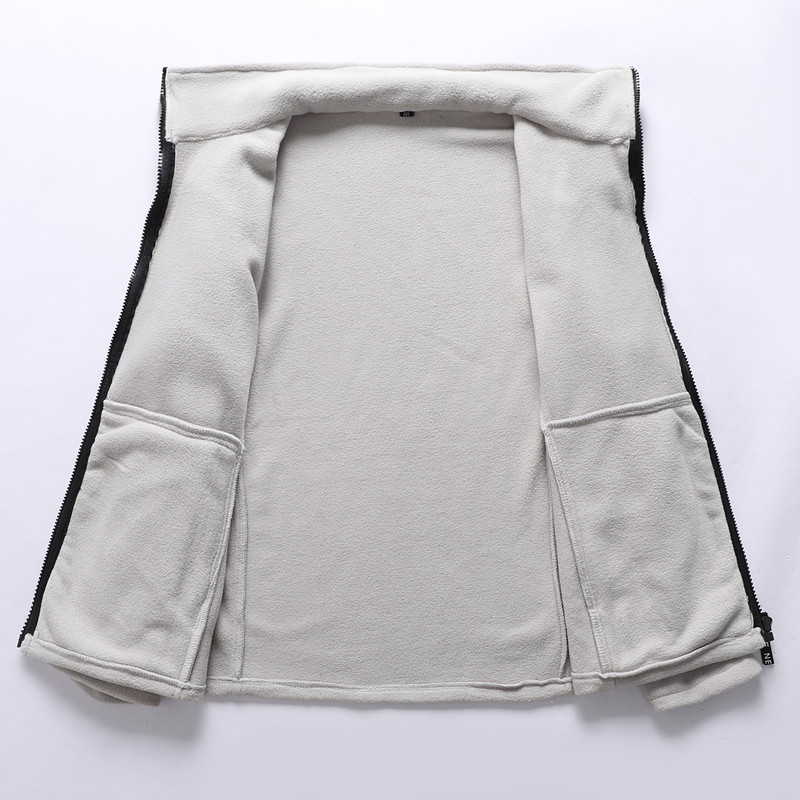 Loose Non-hooded Black Side Slit Pocket Thickened Men's Clothing
