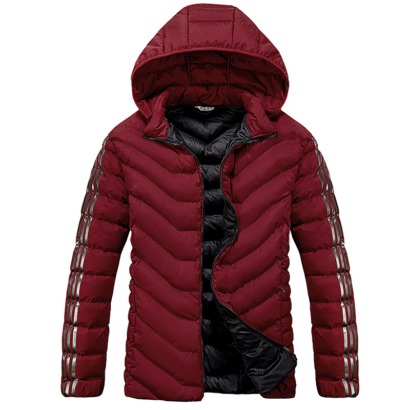 Title 3, Hooded Fashion Casual Warm Down Padded Jacket