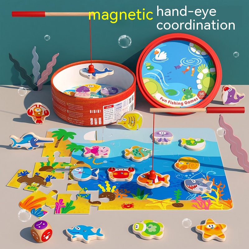 Children’s Educational Magnetic Ocean Fishing Toys