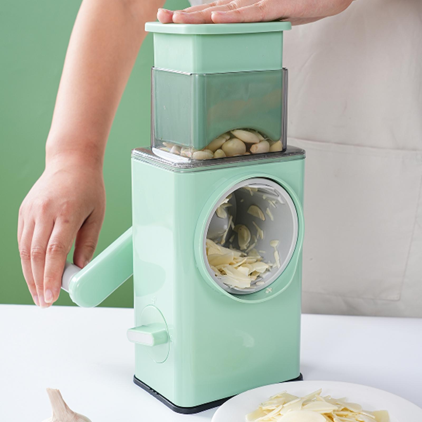 Multifunction Vegetable Cutter Slicer Hand Rotary Grater Shredder Roller N Q1Q4 3