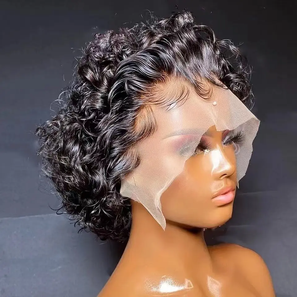 Natural Curly Hair Lace Before Any Face