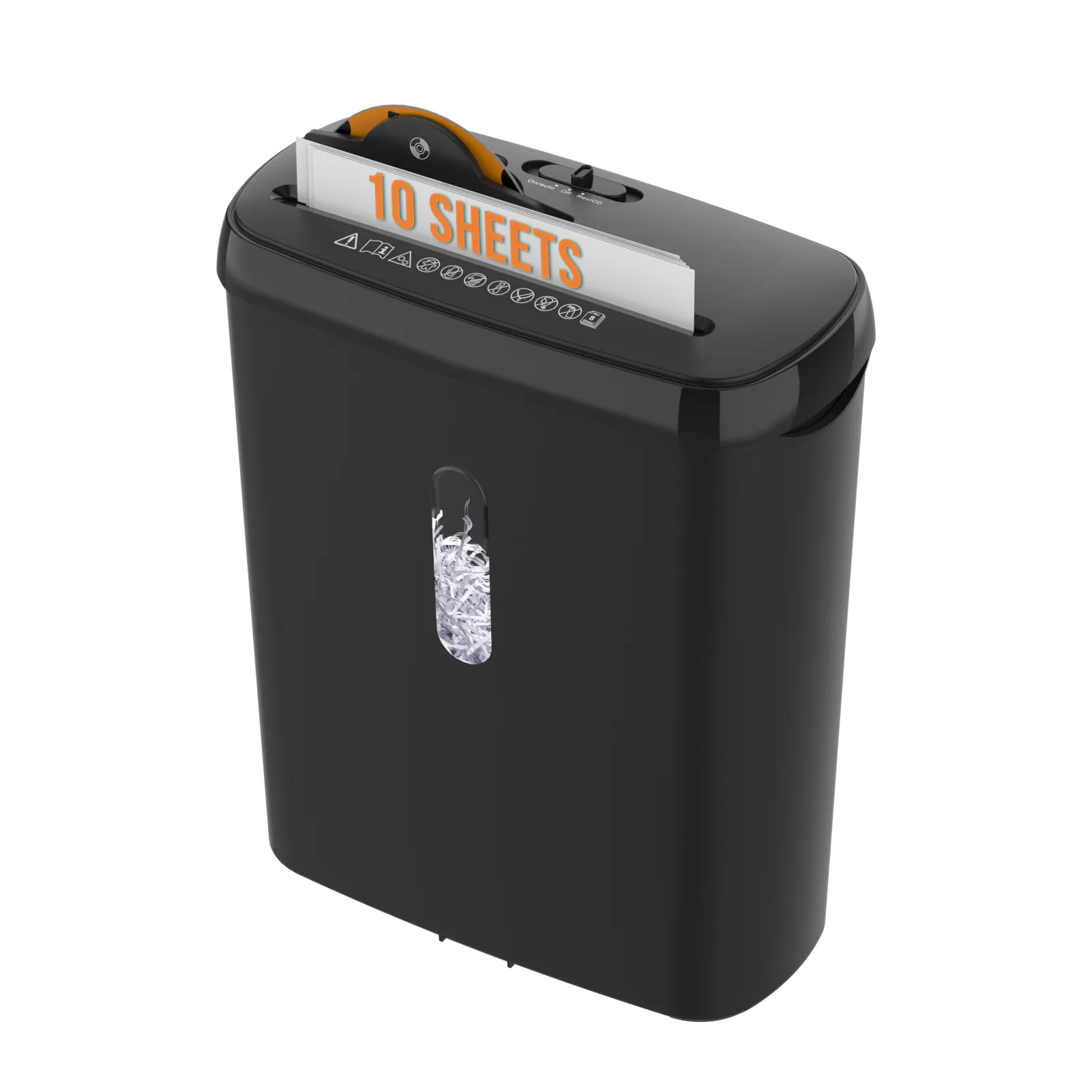 10 Strip Paper Shredder, P-2 Security Level