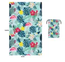 Flower Blue Flamingo