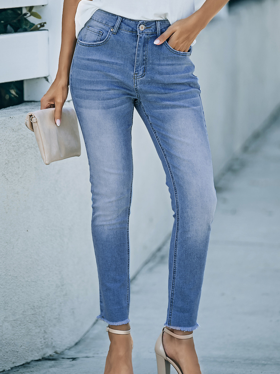 Title 2, European and American Washed Jeans for Women Co...