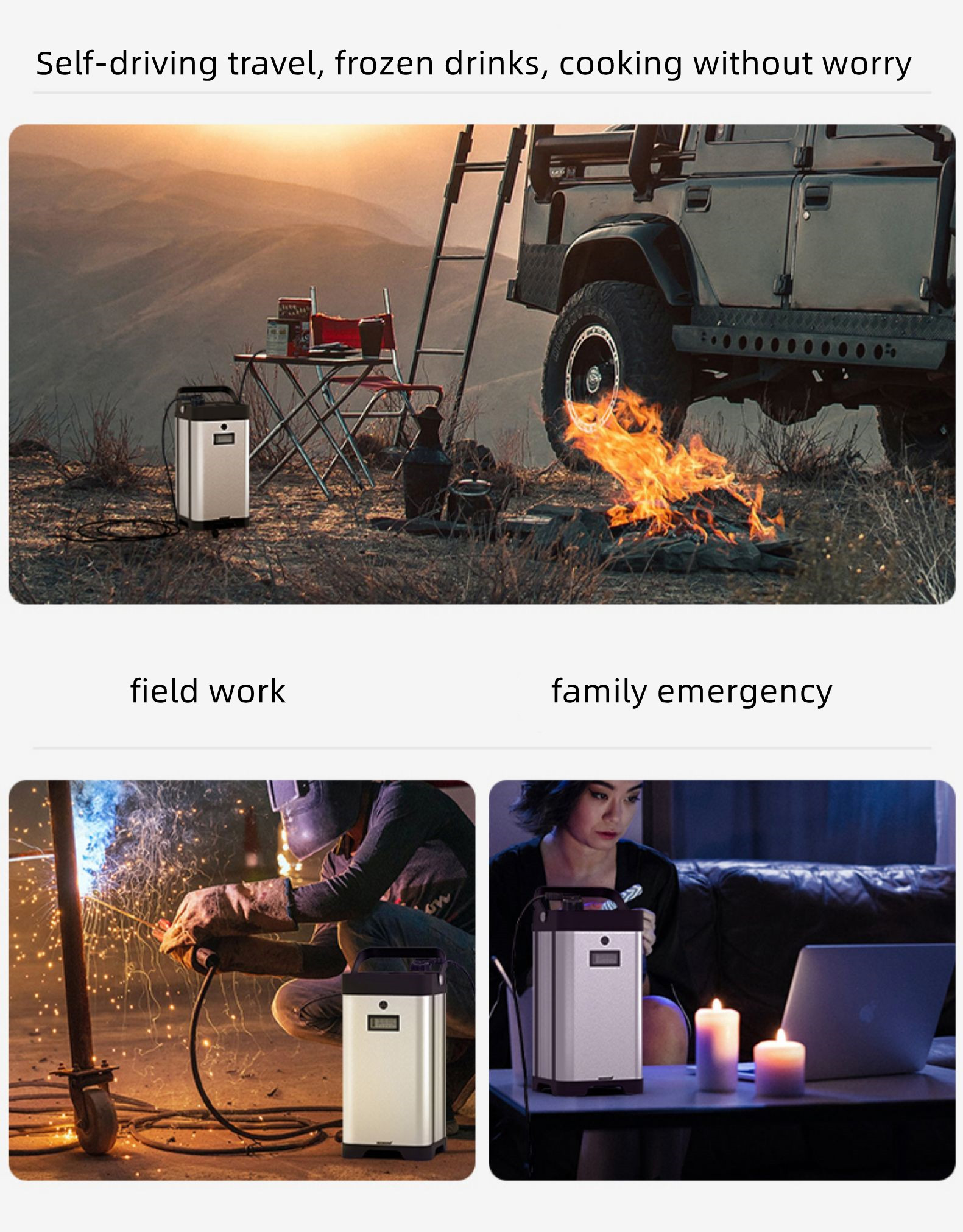 Dual-mode Portable 12V7000W Battery Power Converter — foto 3