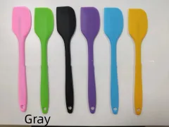 PET Plastic Tableware Scraper - Cyan - View 1