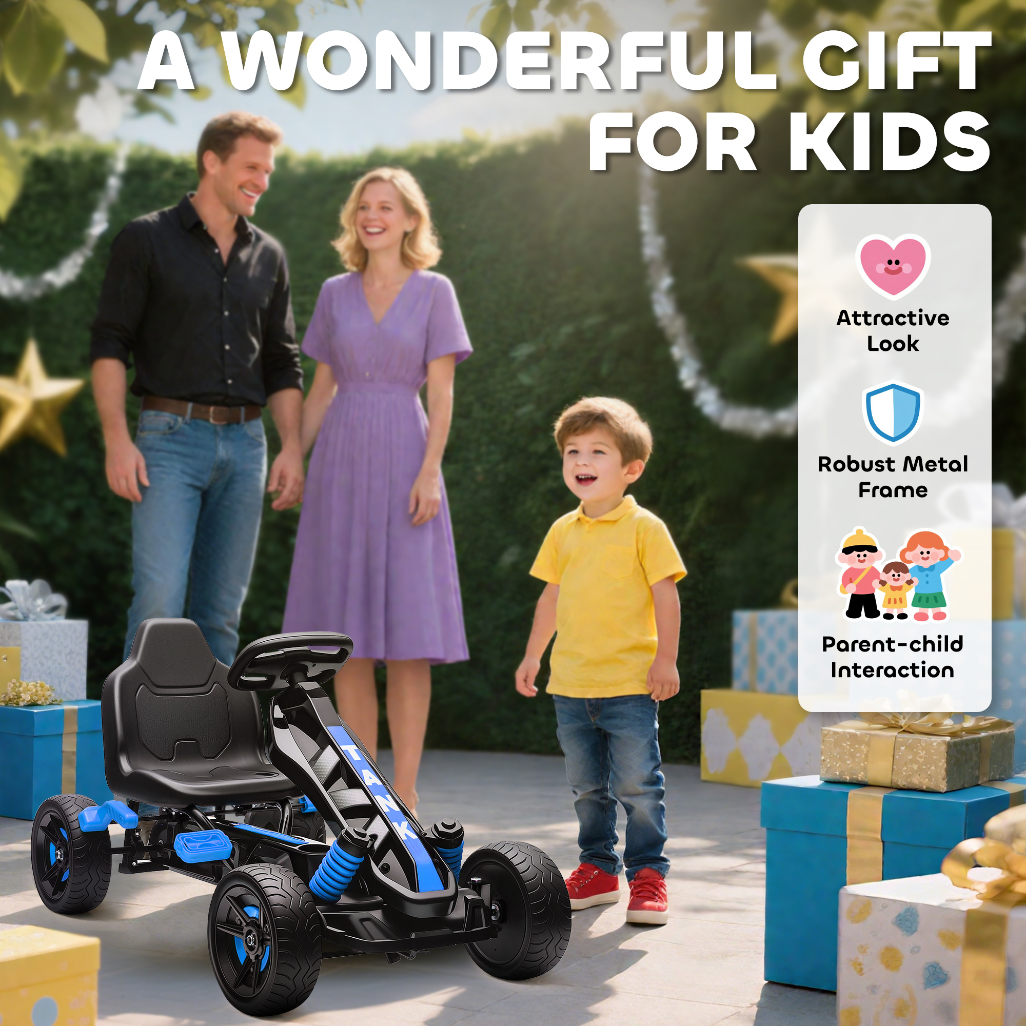 A Pedal Kart Suitable For Children Aged 3-6 Years Old, Equipped With A Free — image 3