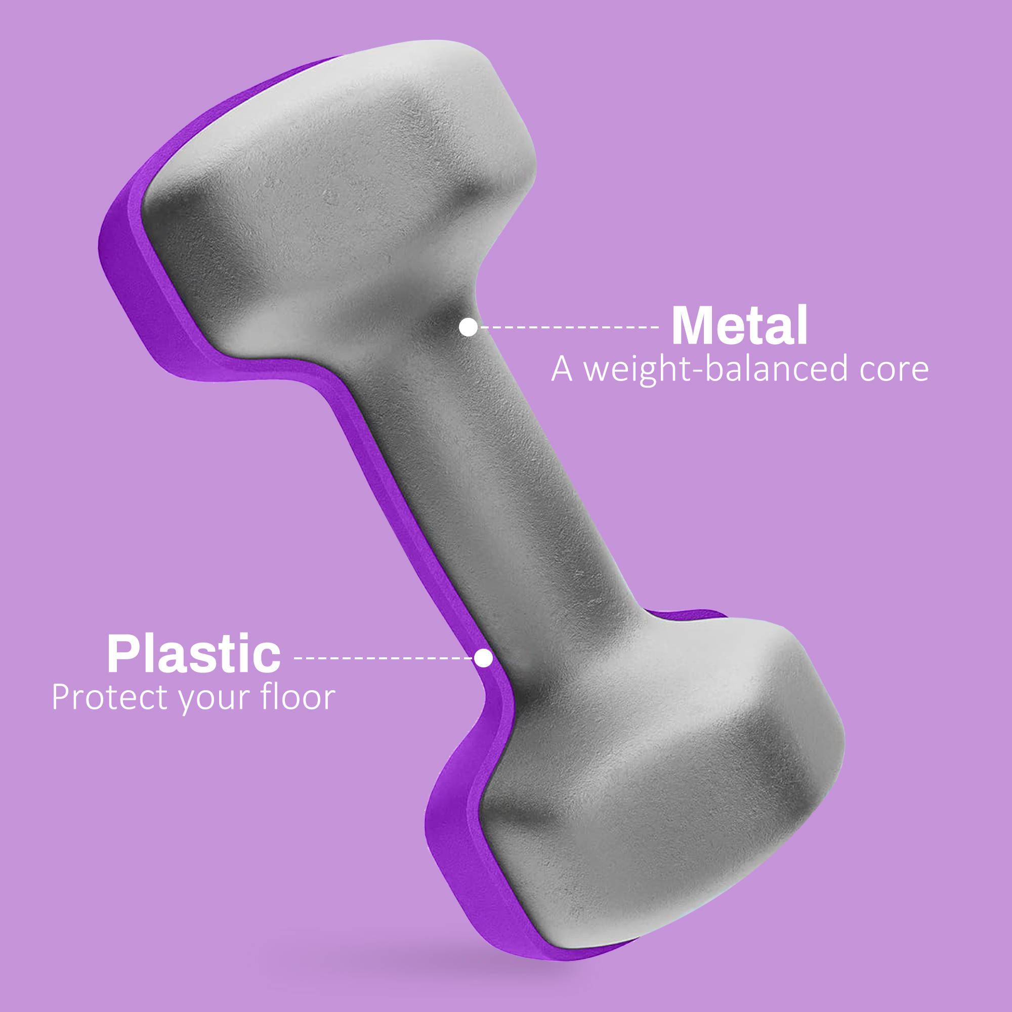 2 X 4kg Hexagonal Dumbbell Set With Anti Slip Grip, Suitable For Home Gym — image 11