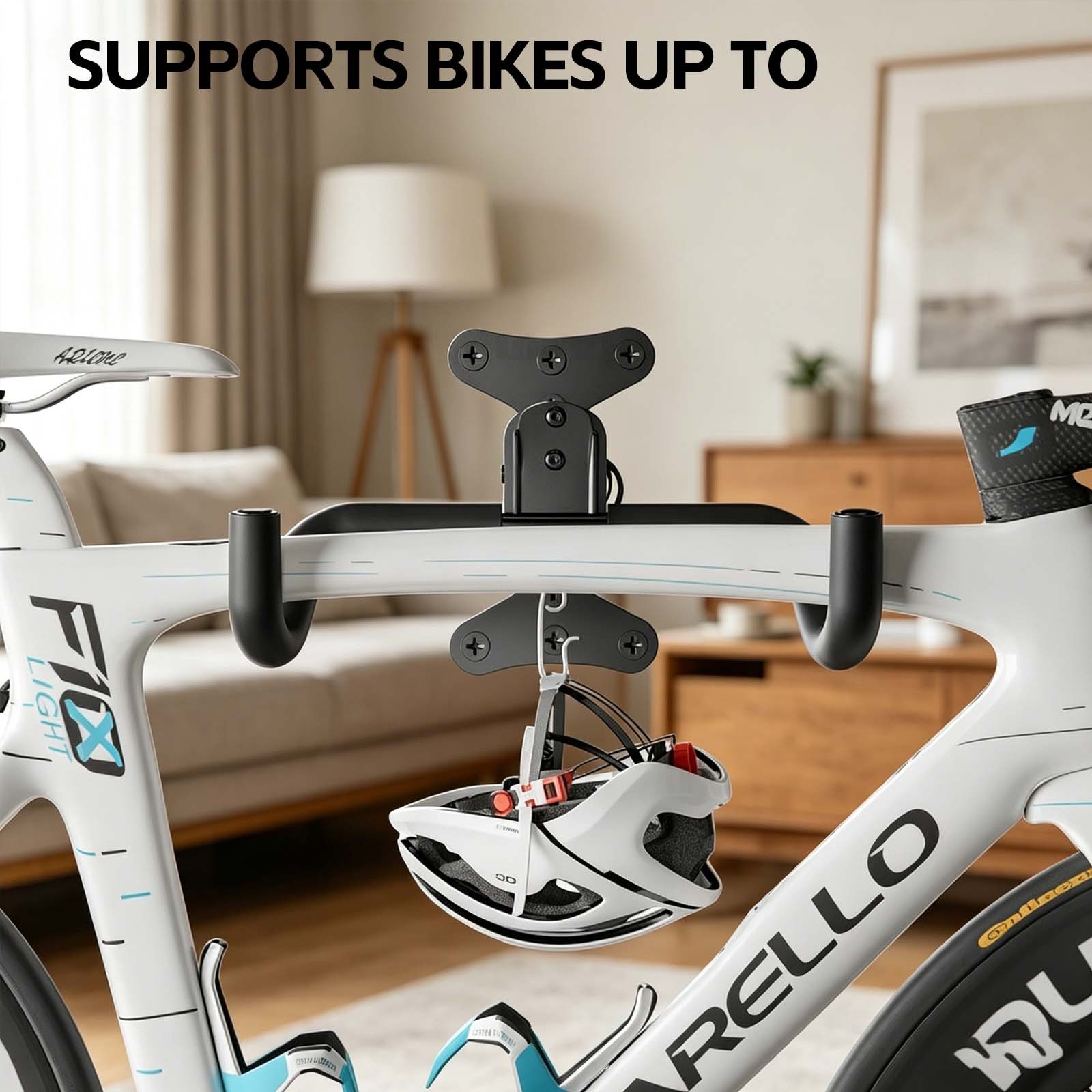 2pcs Bike Storage Hanger Wall Mounted Bicycle Hook Rack Garage Stand Tool — image 6