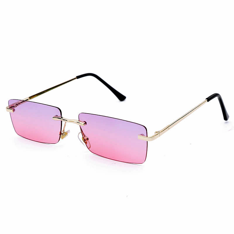 Retro Small Square Frame Sunglasses, Hot Selling Personality Glasses In Europe And America