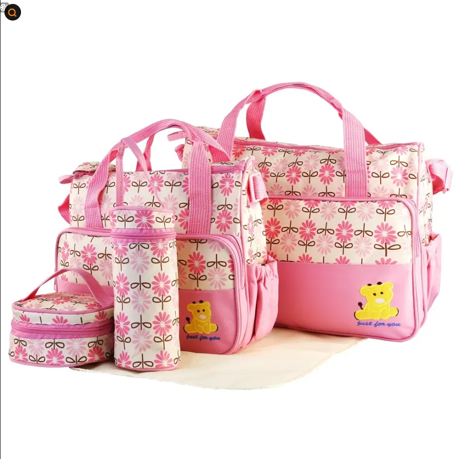 Baby Nappy Diaper Bags Set Mummy Shoulder