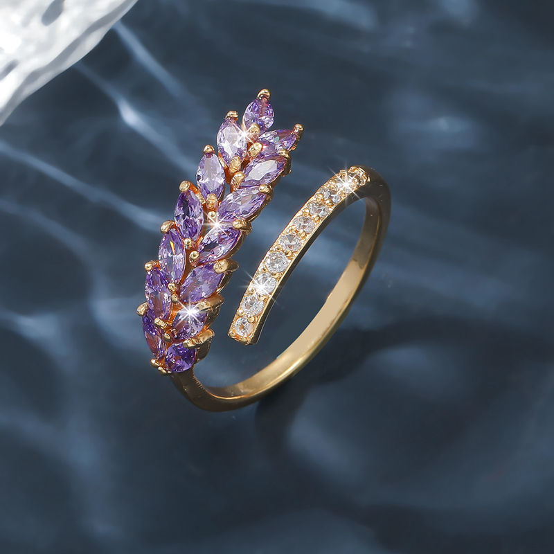 Female Niche High end Light Luxury Non Fading Ring thumbnail 4